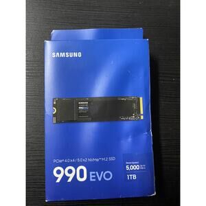 Samsung 990 EVO 1TB NVMe SSD PCIe 4.0 x4 / 5.0 x2 M.2 2280